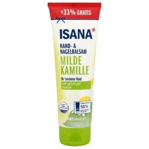 Isana - Baume mains et ongles Milde Kamille à la camomille pour peaux sèches