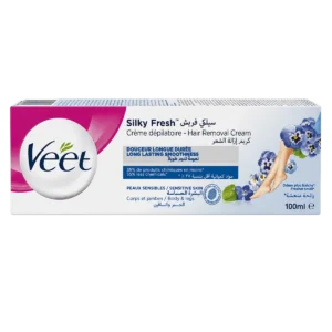 Veet - Crème dépilatoire Silky Fresh peaux sensibles corps et jambes