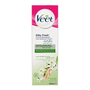 Veet - Crème dépilatoire Silky Fresh peaux sèches corps et jambes