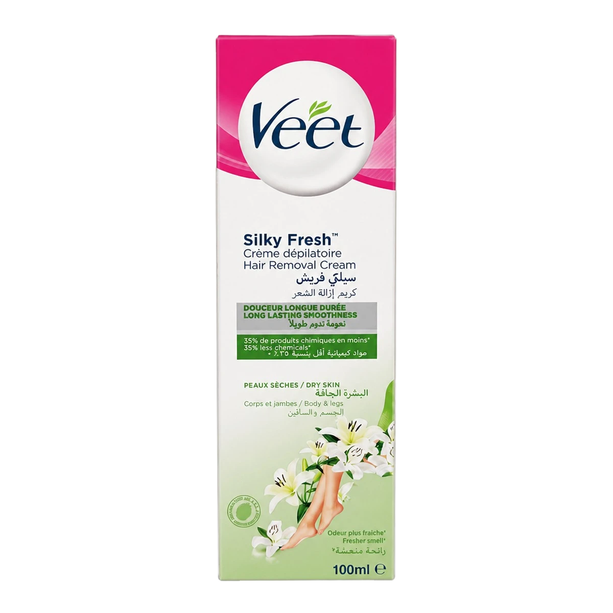 Veet — Crème dépilatoire Silky Fresh — 100 ml