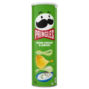 Pringles - Tuiles apéritives saveur crème aigre et oignon