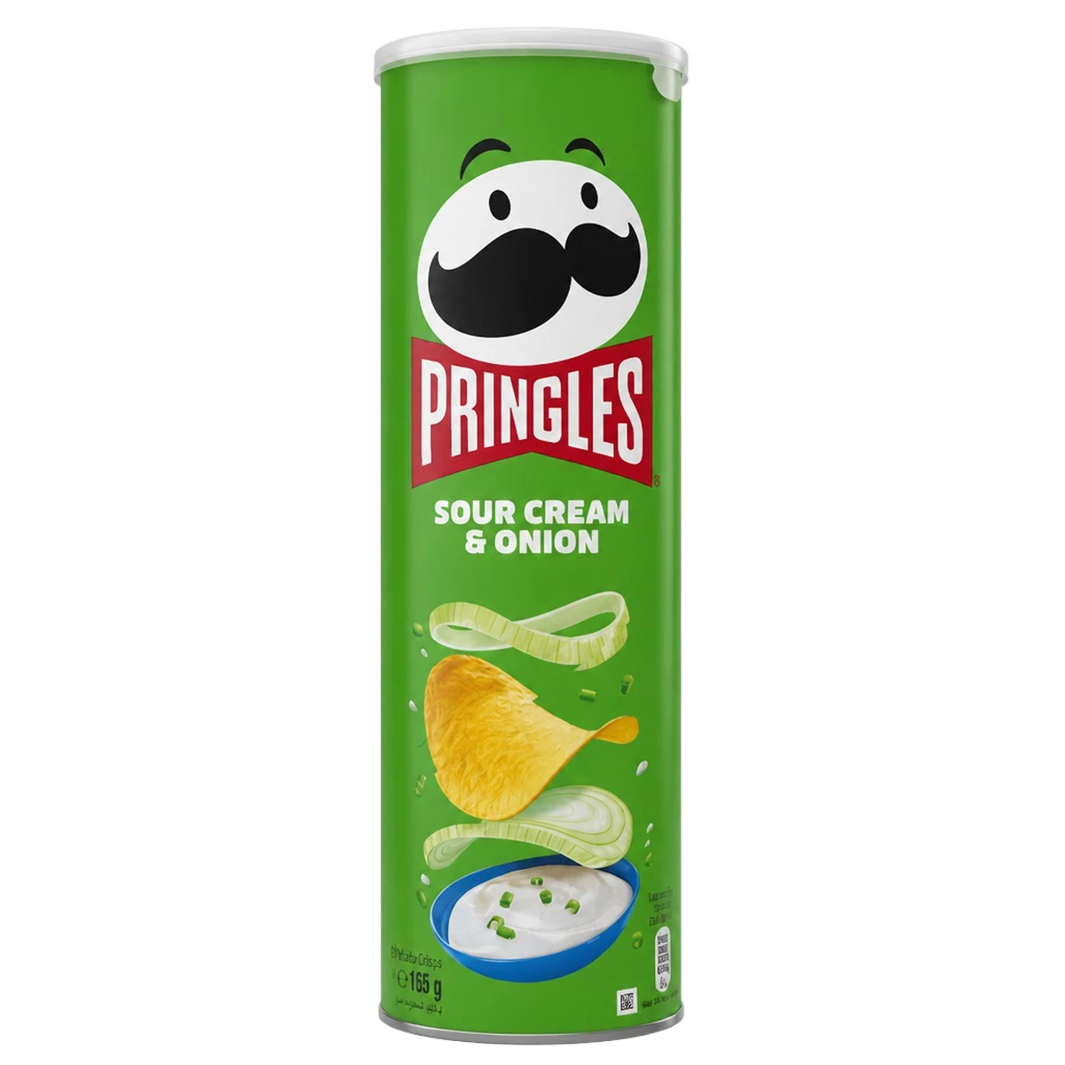 Pringles — Chips goût crème aigre et oignon — 165 g