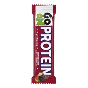Go On - Barre protéinée canneberge et baies de goji au chocolat au lait