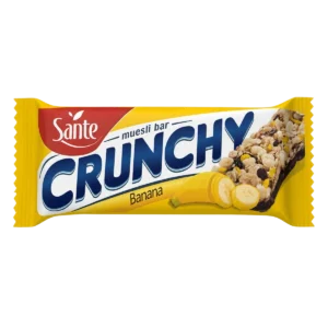 Santé - Barre de muesli croustillante à la banane
