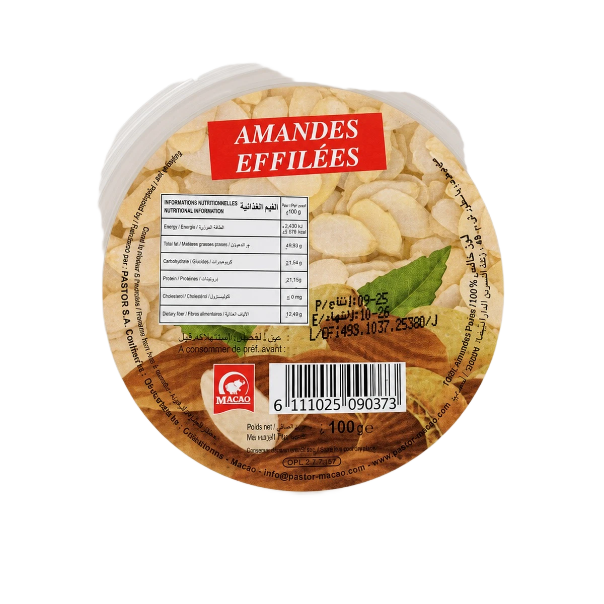 Macao - Amandes effilées