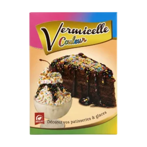 Macao - Vermicelles colorés pour pâtisserie