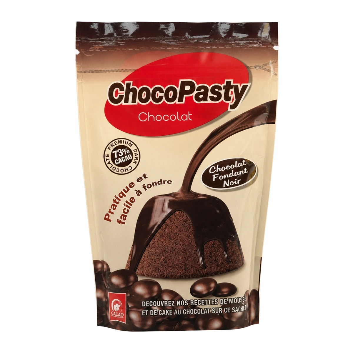 ChocoPasty - Pastilles de chocolat noir à fondre 73% cacao