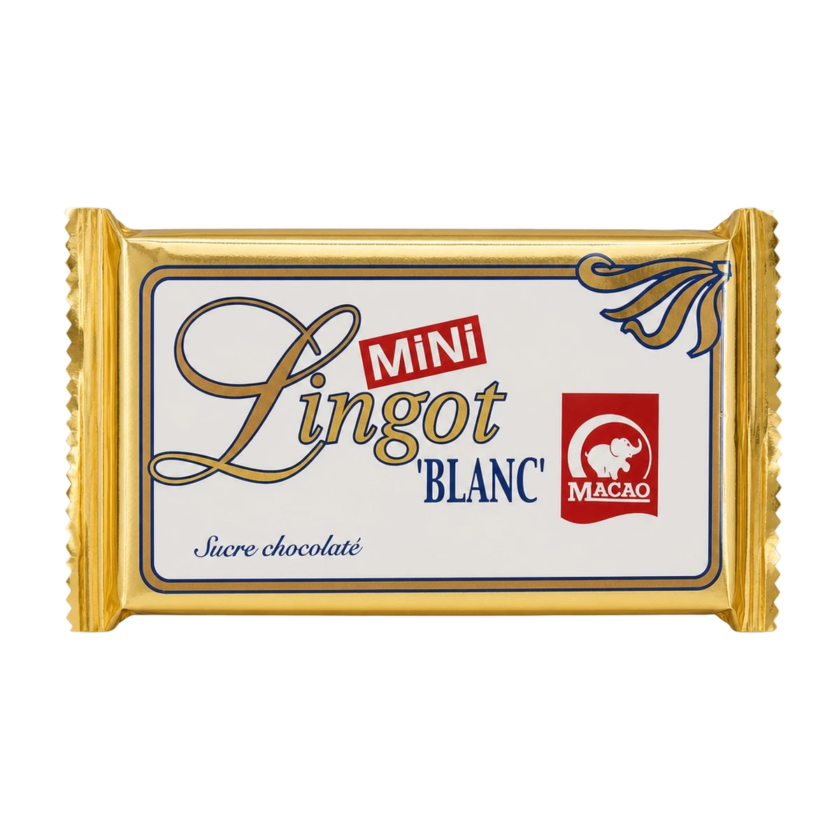 Macao - Mini Lingot Noir sucre chocolaté
