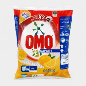 OMO - Lessive en poudre Expert lavage à la main parfum citron