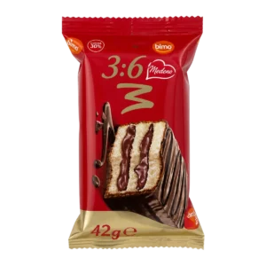 Merendina - Génoise fourrée et enrobée au cacao Big M