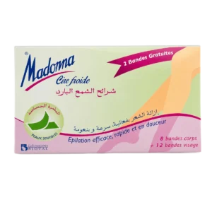 Madonna - Bandes de cire froide peaux sensibles corps et visage