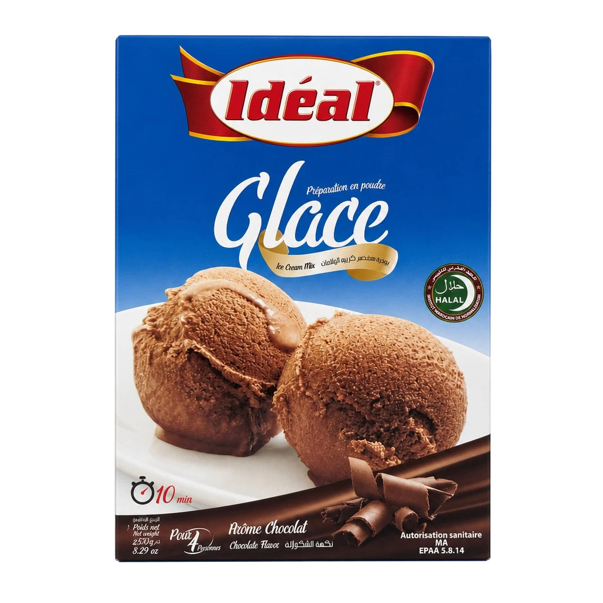 Idéal - Préparation en poudre pour glace arôme chocolat