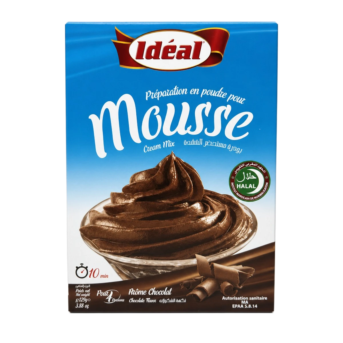 Idéal — Préparation en poudre pour glace citron et gingembre — 120 g