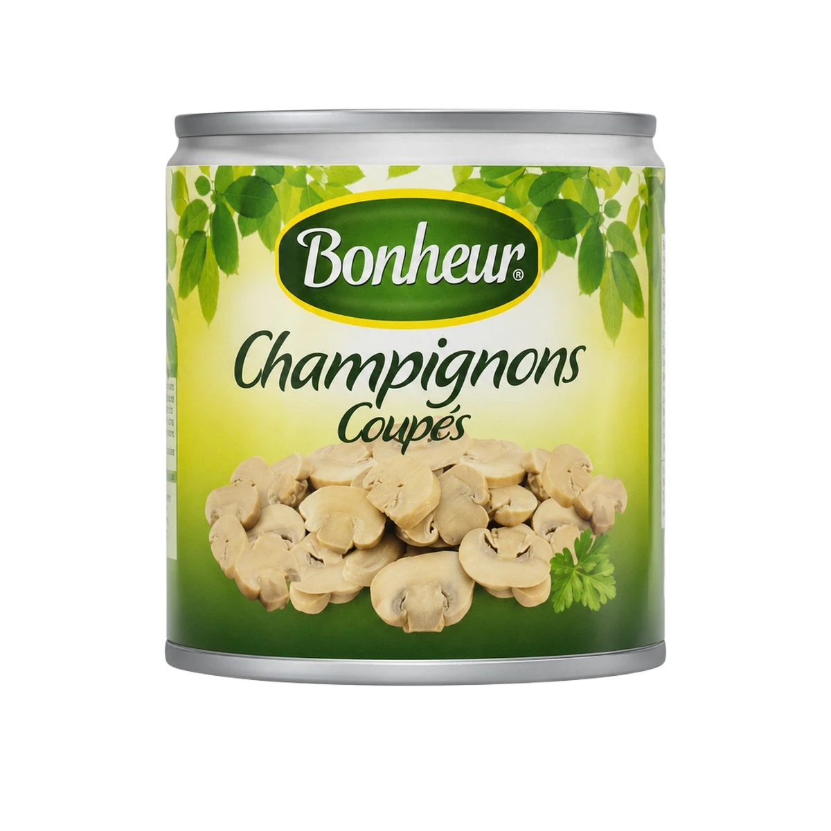Bonheur - Champignons coupés en conserve