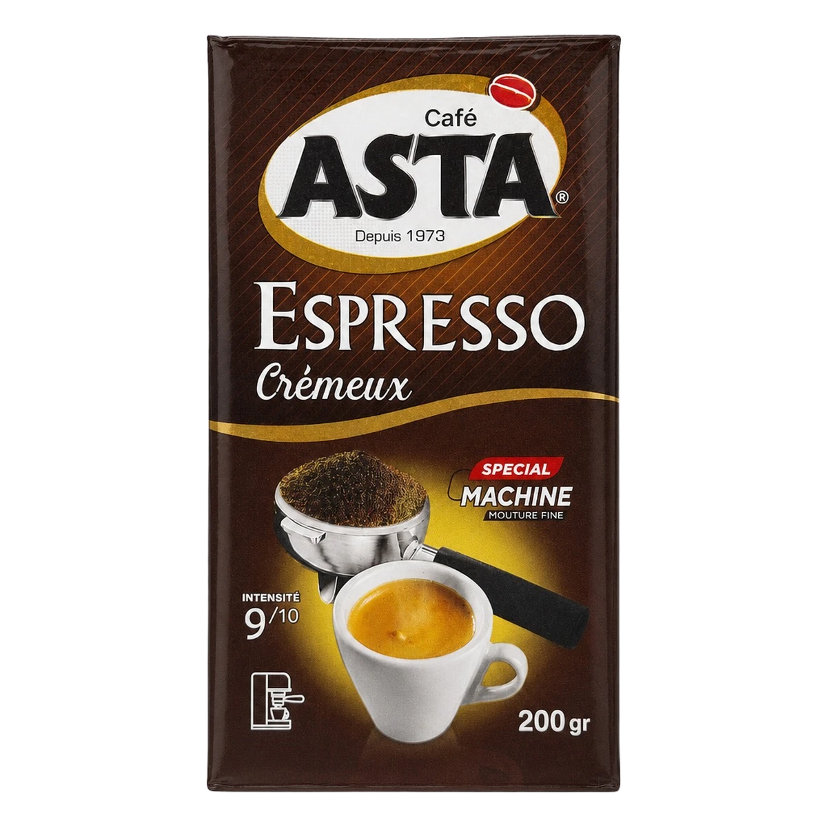 Asta — Café moulu espresso crémeux — 200 g