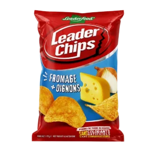 Leader Chips - Chips saveur fromage et oignons