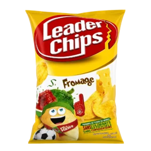 Leader Chips - Chips de pommes de terre saveur fromage rouge
