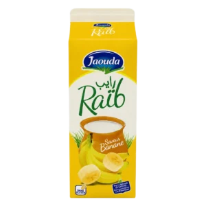 Jaouda - Lait caillé Raïb saveur banane