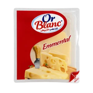 Or Blanc — Fromage emmental en tranches — 100 g