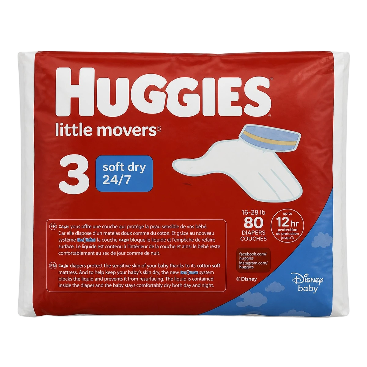 Pampers — Couches taille 4 Maxi — 32 pièces