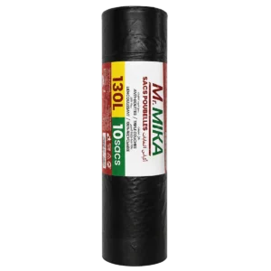 Mr. Mika - Sacs poubelles 130 L avec lien coulissant