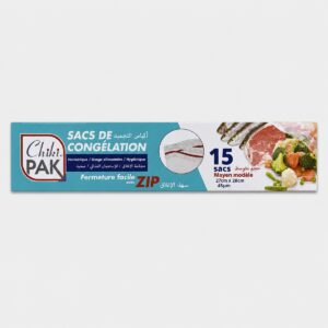 Chiki Pak - Sacs de congélation moyen modèle avec zip