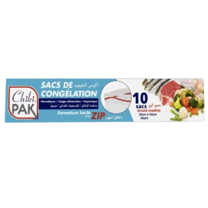 Chiki Pak - Sacs de congélation grand modèle avec zip