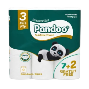 Pandoo - Papier toilette 3 plis Sublime Touch