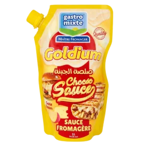 Goldium — Sauce fromagère au goût cheddar — 1 L