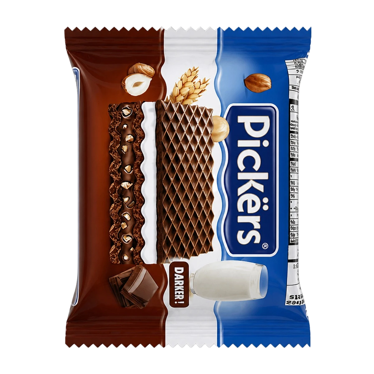 Pickers - Gaufrette Darker au cacao et noisettes