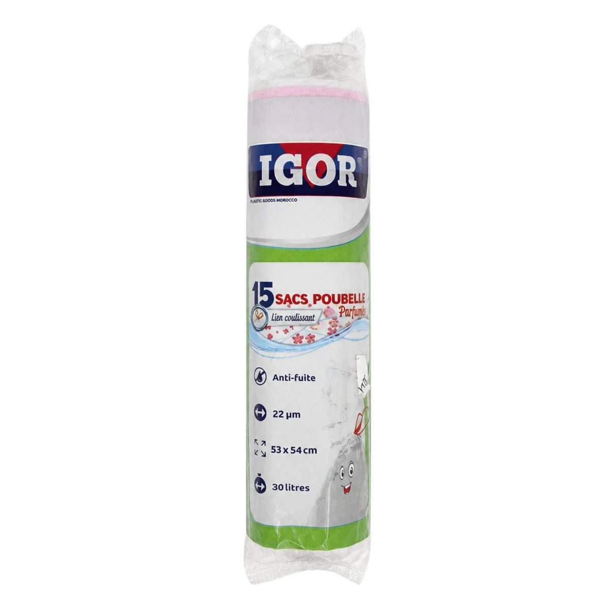ICOR — Sacs poubelle parfumés — 30 L