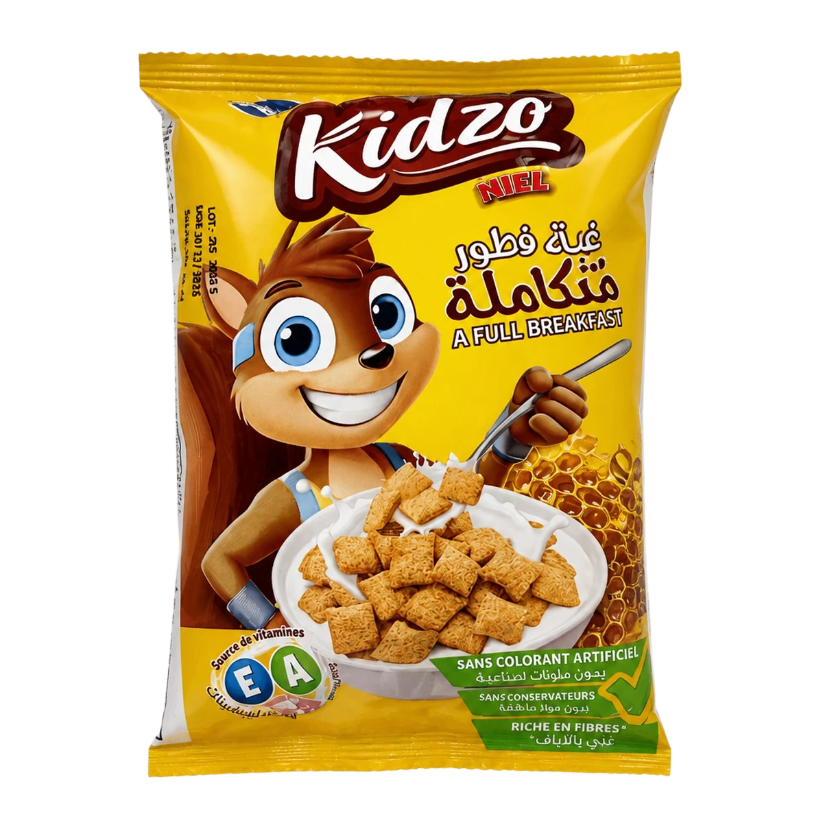 Kidzo — Céréales petit-déjeuner au miel —