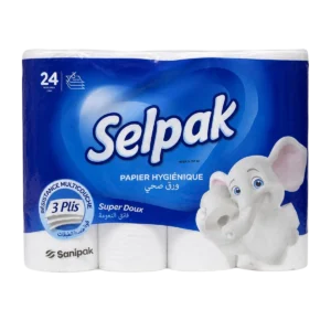 Selpak - Papier hygiénique 3 plis super doux