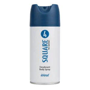 4Square - Déodorant spray corporel pour femme Wind