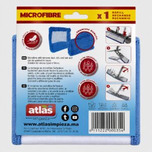 Atlas - Recharge de balai microfibre Super Soft Softyclean
