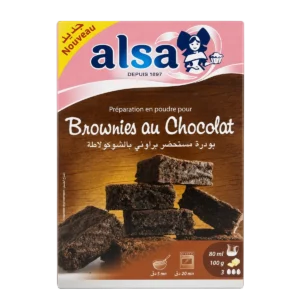 Alsa - Préparation en poudre pour brownies au chocolat