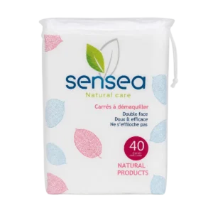 Sensea - Carrés démaquillants double face 100% coton