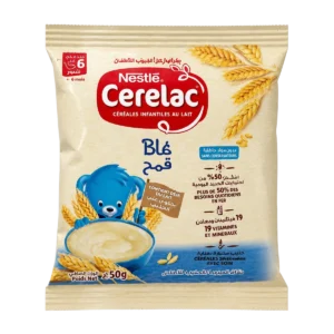 Nestlé — Cerelac Céréales infantiles au lait blé — 50 g