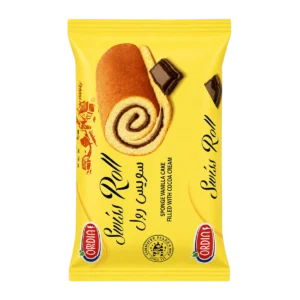 Bordon - Génoise roulée vanille fourrée à la crème cacao
