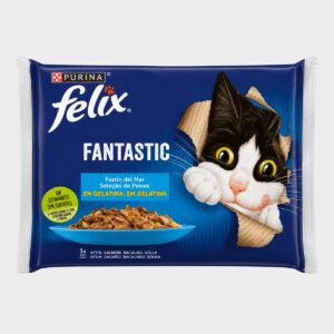Felix - Sélection de poissons en gelée pour chats adultes