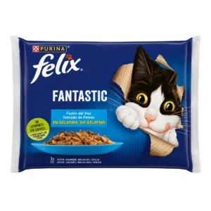 Felix — Aliment humide pour chat adulte en gelée - Festin de la mer — 340 g