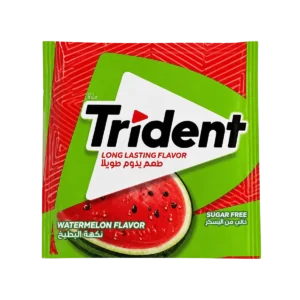 Trident - Chewing-gum sans sucres goût pastèque