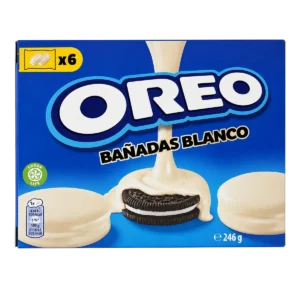 Oreo - Biscuits cacao fourrés vanille enrobage blanc