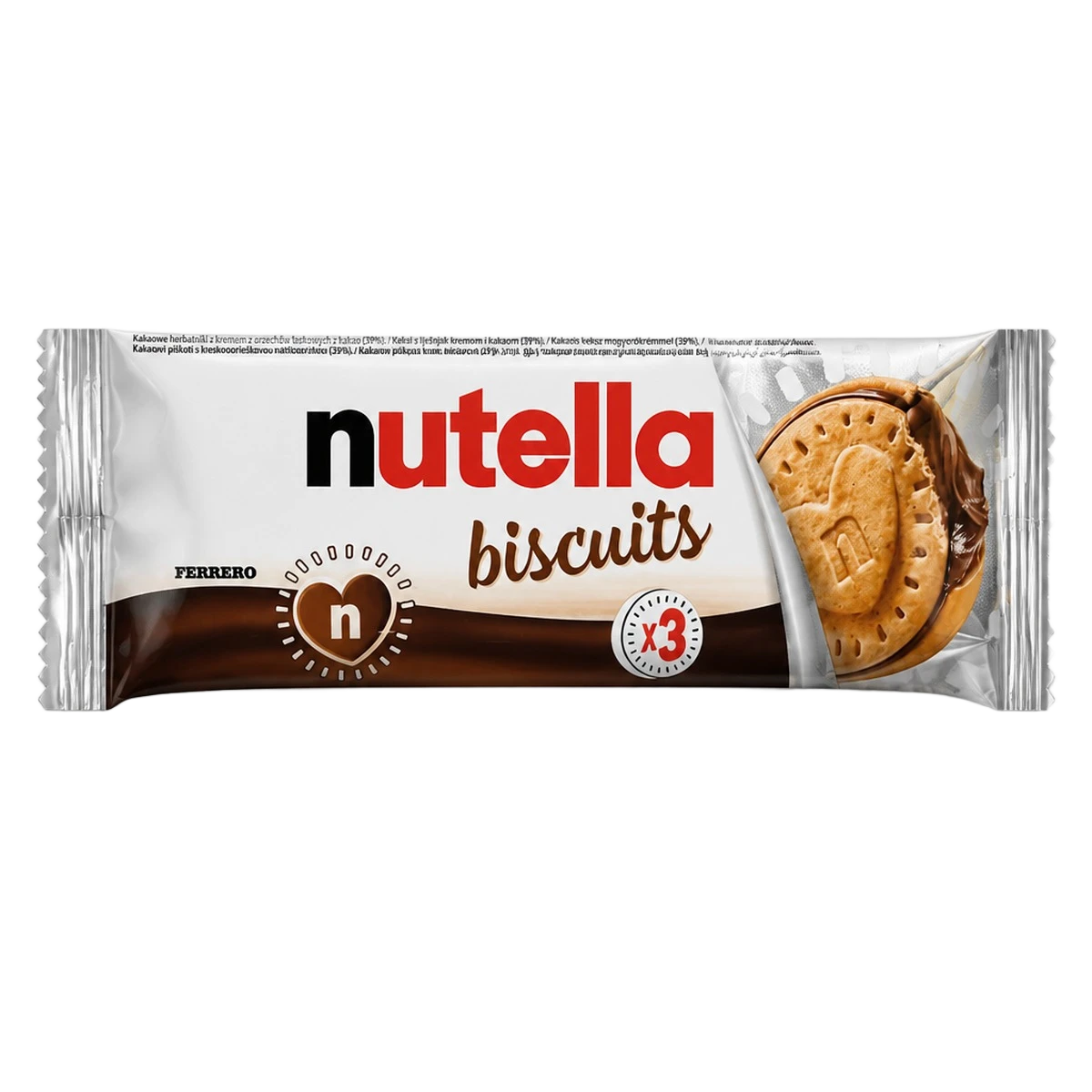 Nutella — Biscuits fourrés à la pâte à tartiner aux noisettes et au cacao — 22
