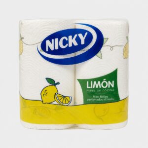 Nicky - Papier cuisine maxi rouleaux parfumé au citron