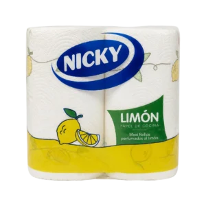 Nicky - Papier cuisine maxi rouleaux parfumé au citron