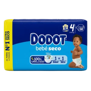 Dodot - Couches bébé bebé seco taille 4 9-14 kg