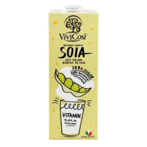 ViviCosi - Boisson végétale au soja sans sucres avec calcium et vitamines