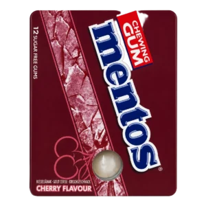 Mentos - Chewing-gum sans sucre goût cerise
