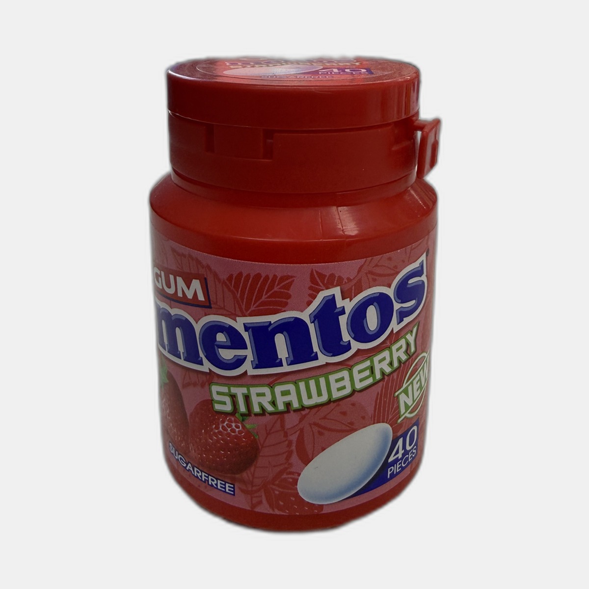 Mentos — Chewing-gum à la fraise — 56 g